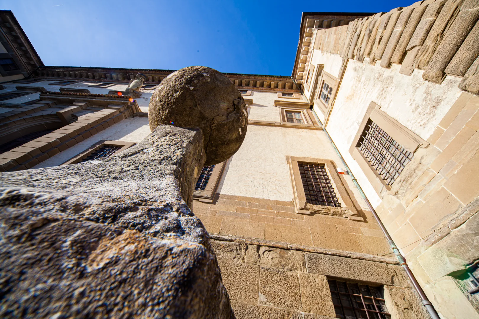 Particolare del palazzo di Carpegna